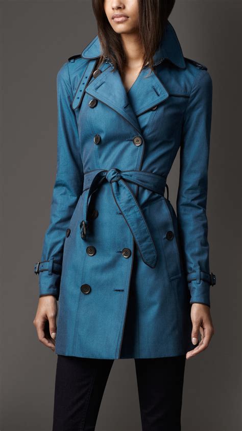 burberry blue label trench coat|burberry trench coat original.